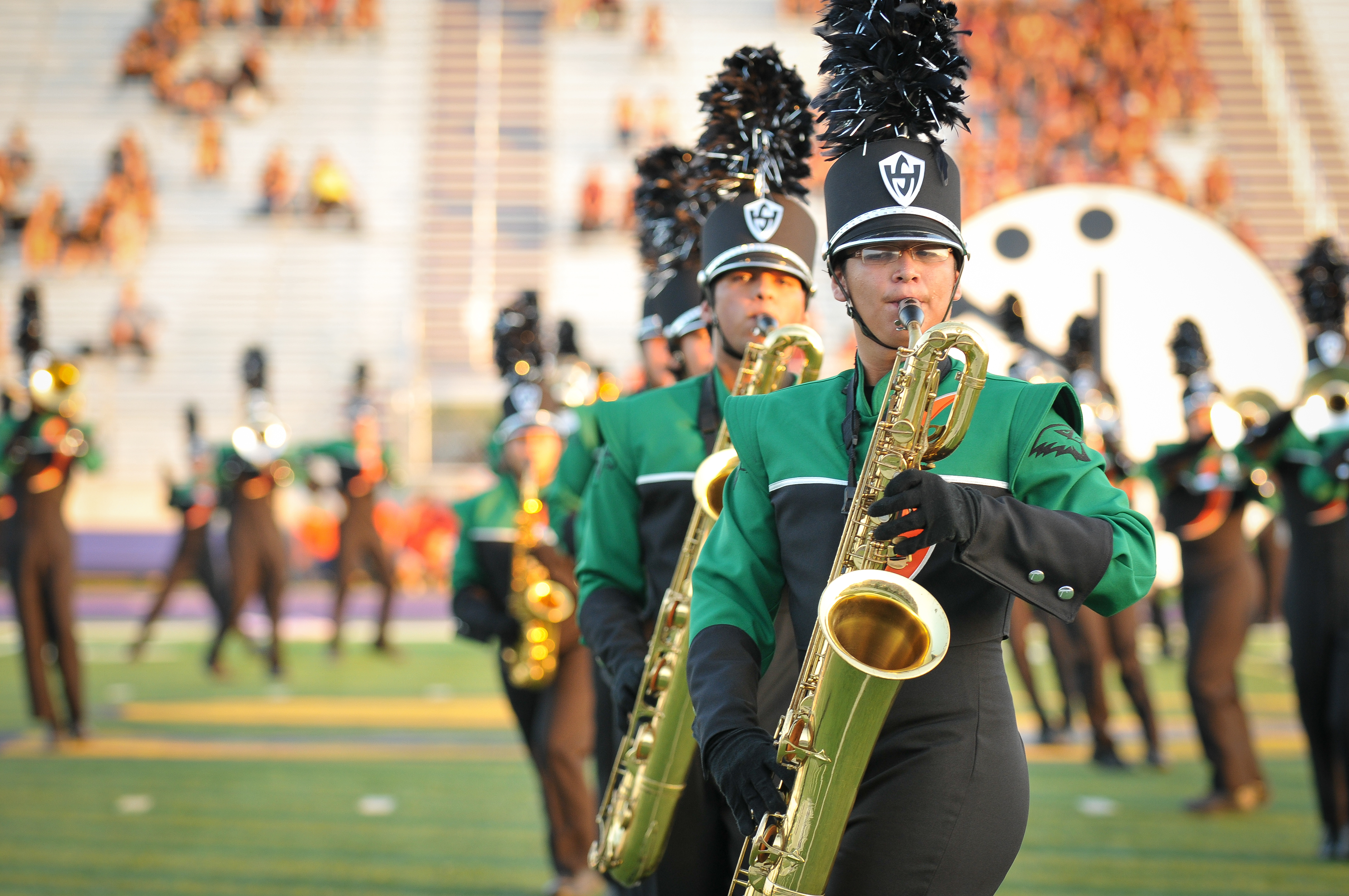 HHS and HHSS Marching Bands awarded top marks at Pigskin Jubilee