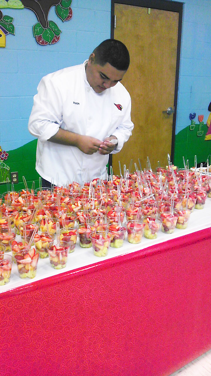 HHS Culinary Arts and Treasure Hills celebrate with HOSTS