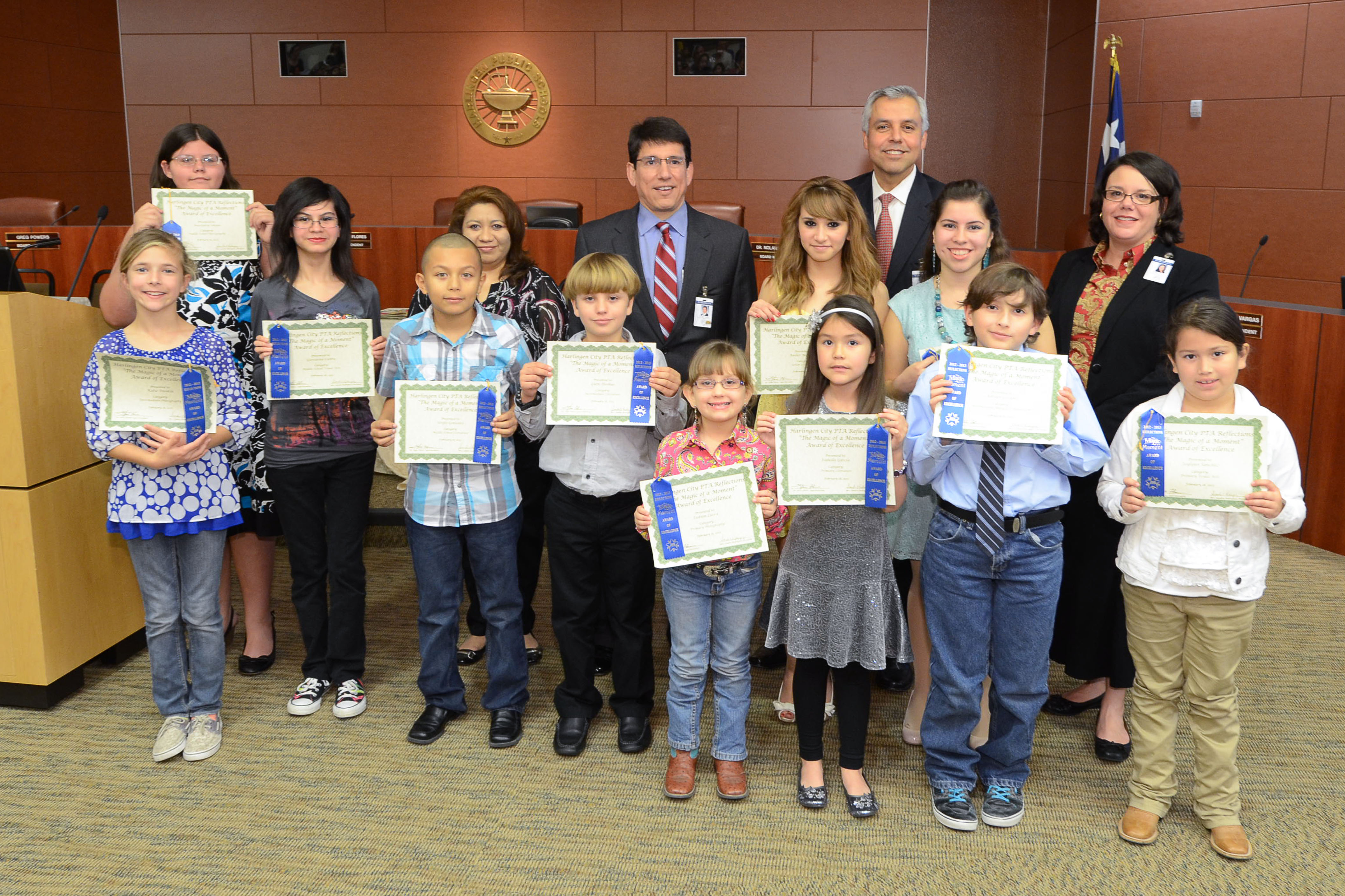 Students awarded in PTA Reflections Contest