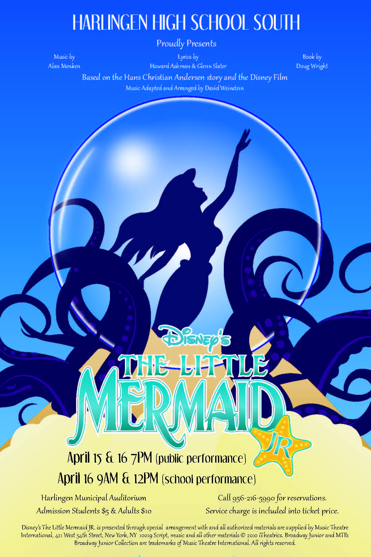 HCISD gears up for Little Mermaid Jr.