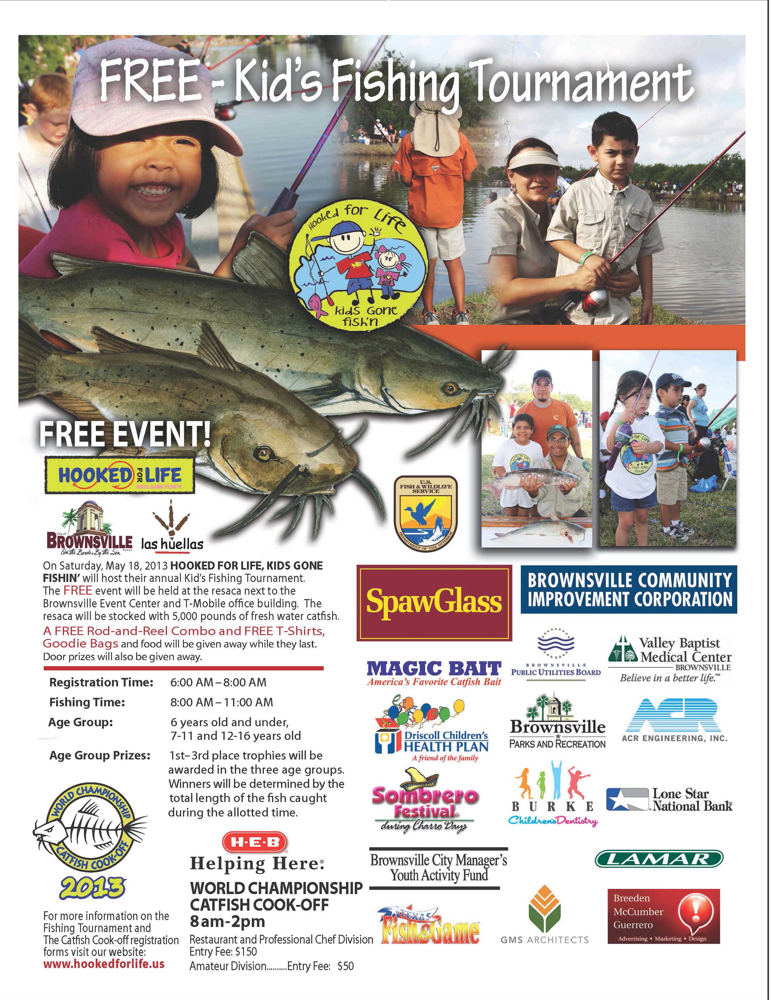 HOOKED FOR LIFE, KIDS GONE FISHIN’ hosts their annual tournament