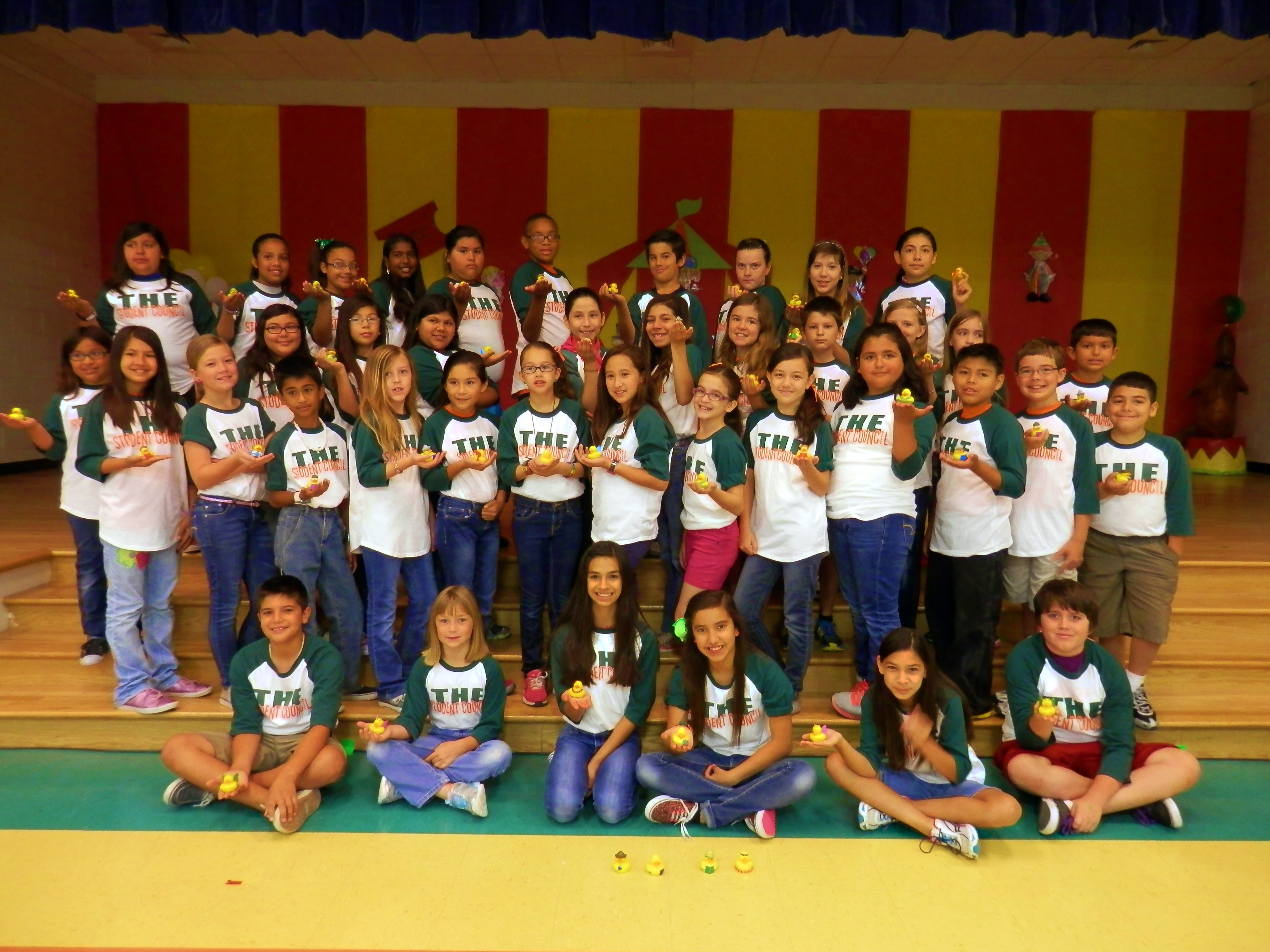 Treasure Hills Student Council sends rubber ducks for support