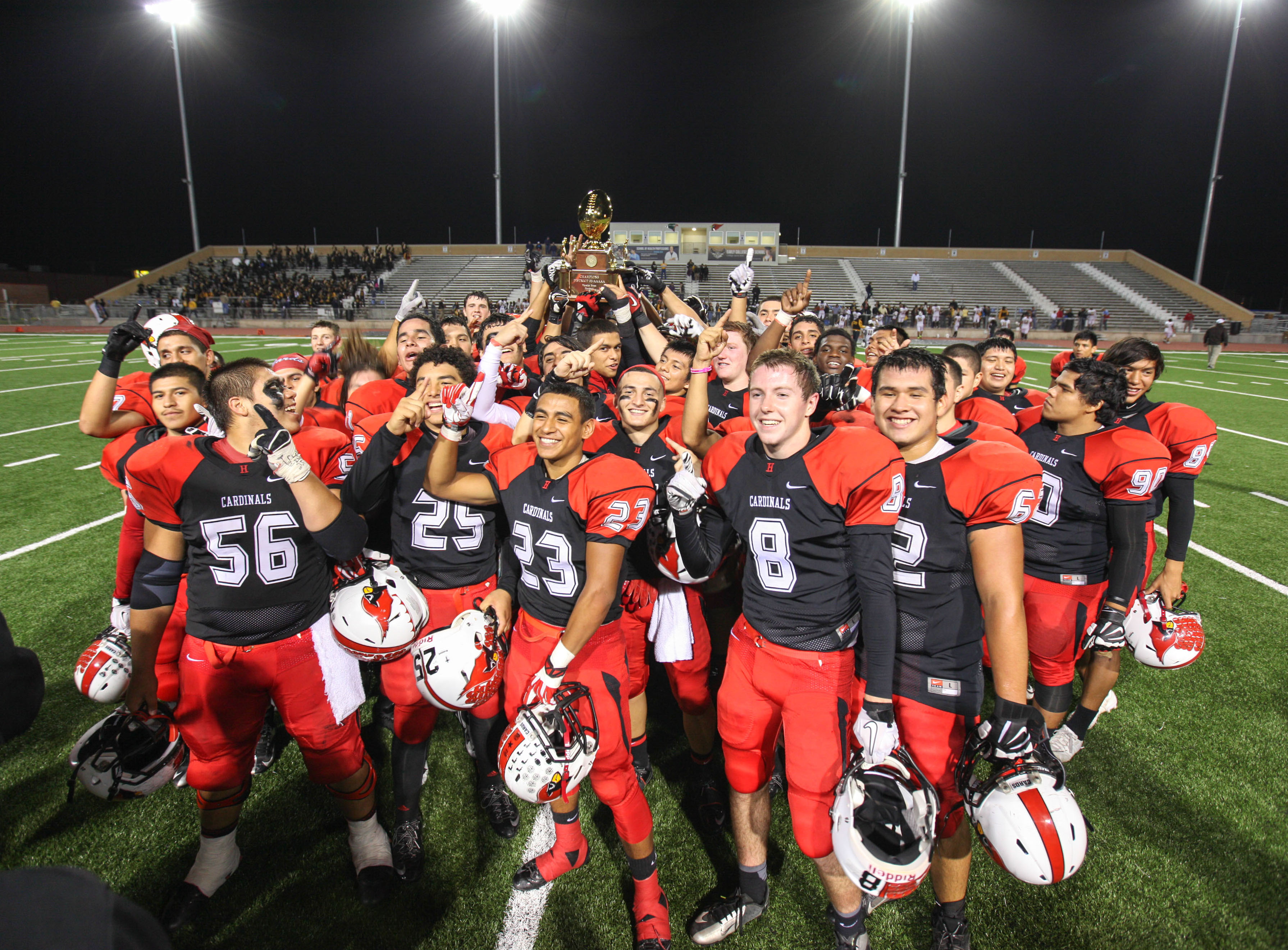 HHS football named District 32 -5A Champions, high school teams headed to playoffs