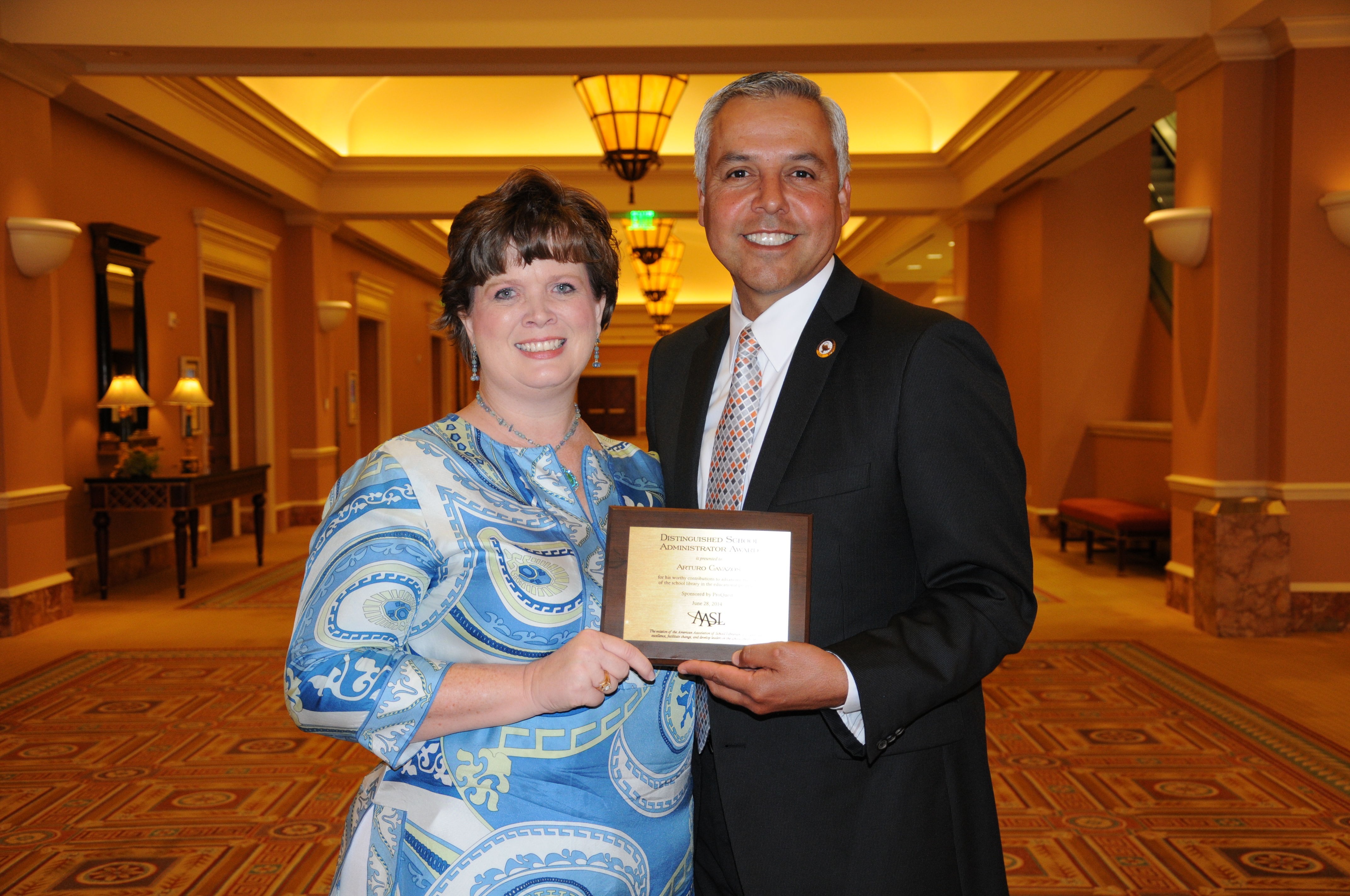 Superintendent Dr. Art Cavazos Recognized for Advancing Library Services