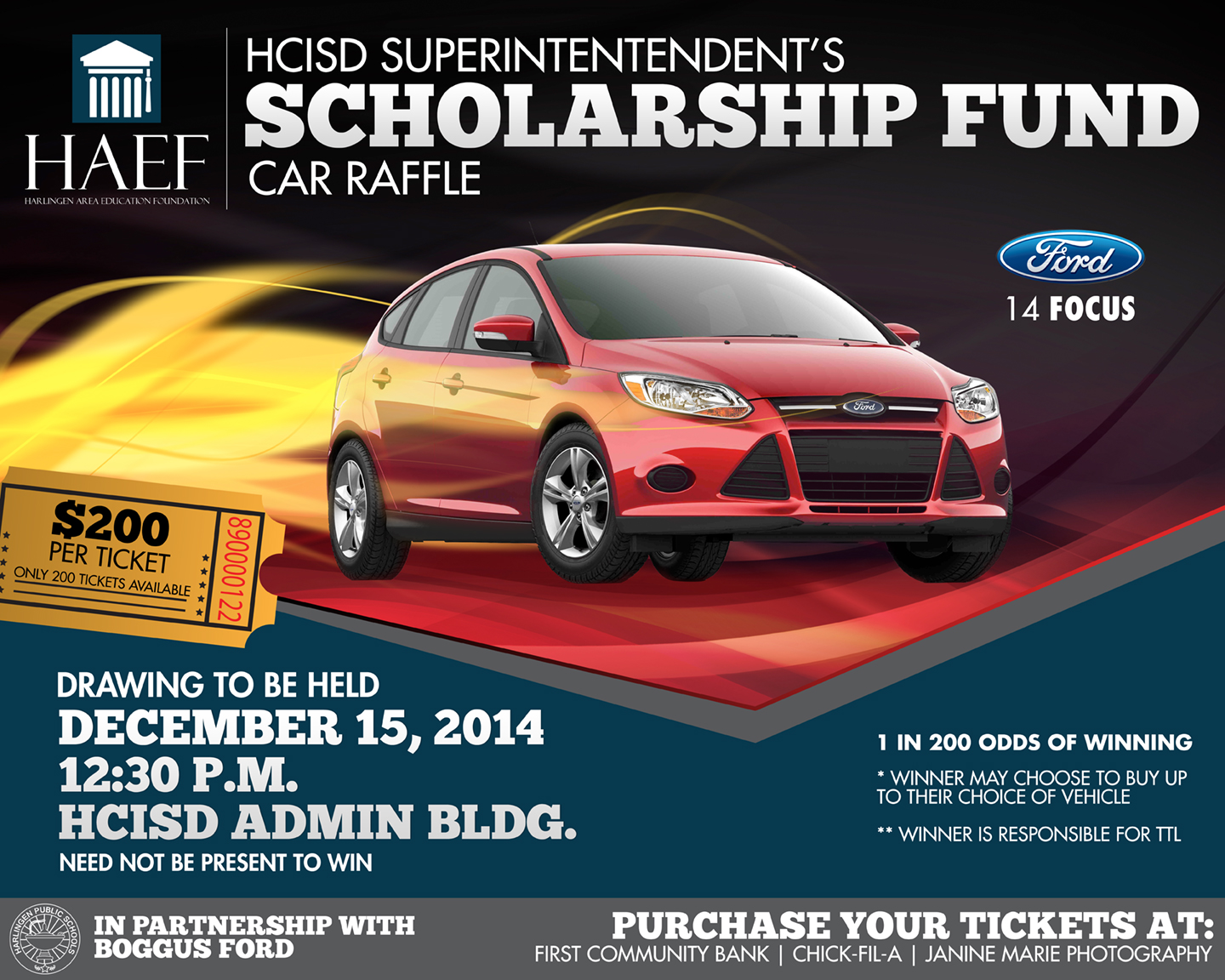 HAEF hosts raffle to raise funds for HCISD Superintendent’s Scholarship Fund