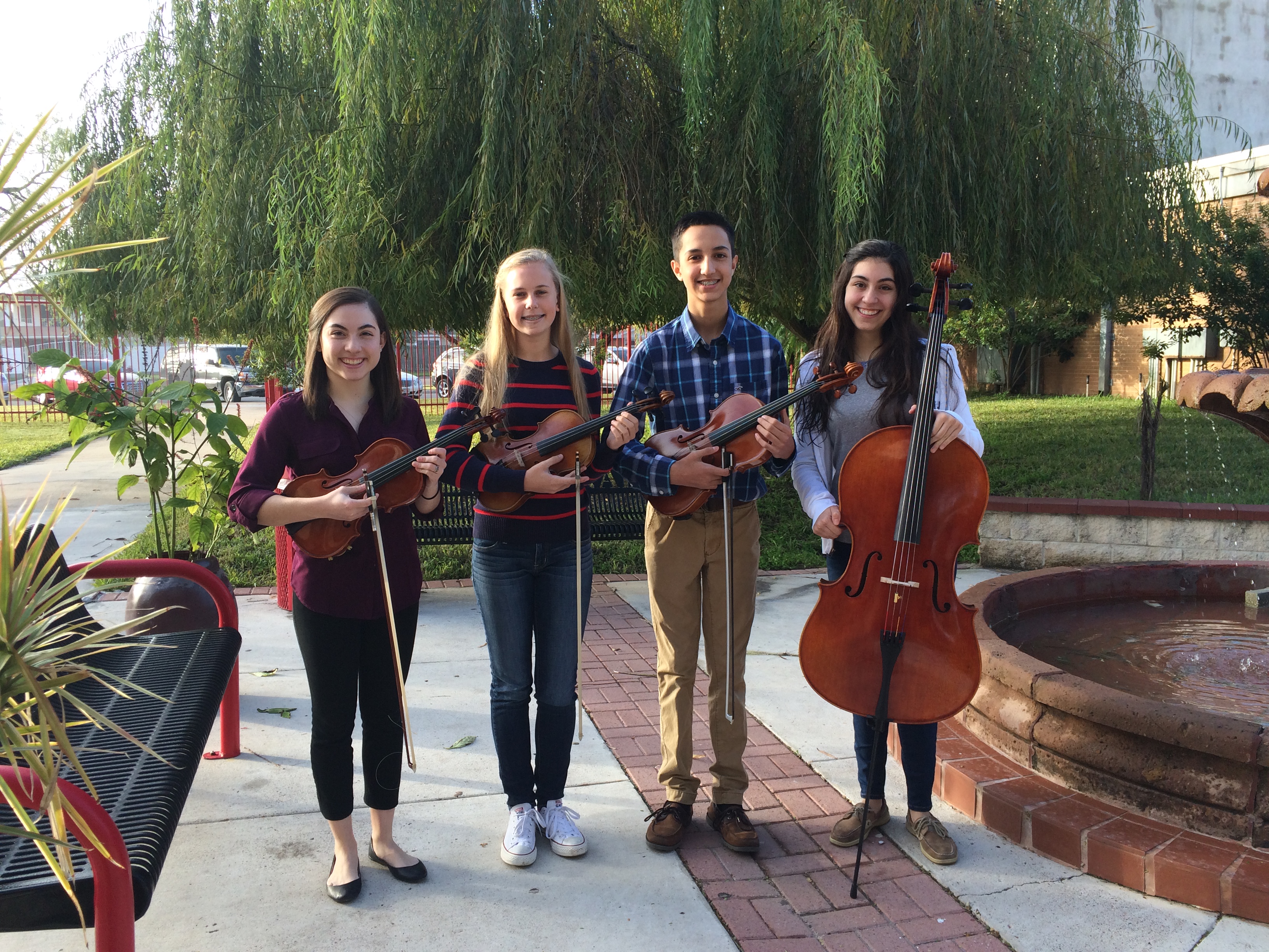 Multi-school string quartet creates sweet harmonies