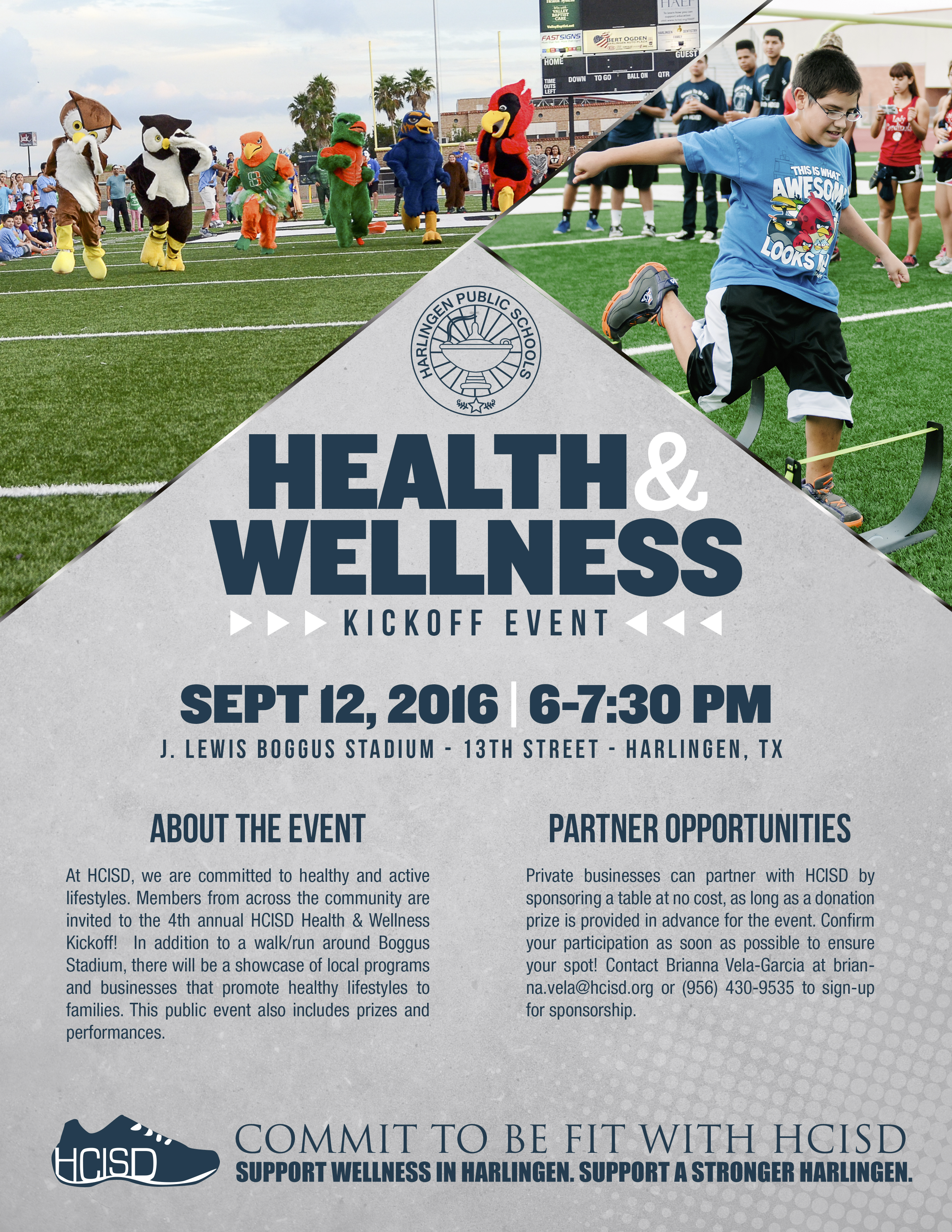 Community invited to HCISD Health and Wellness-Kick Off