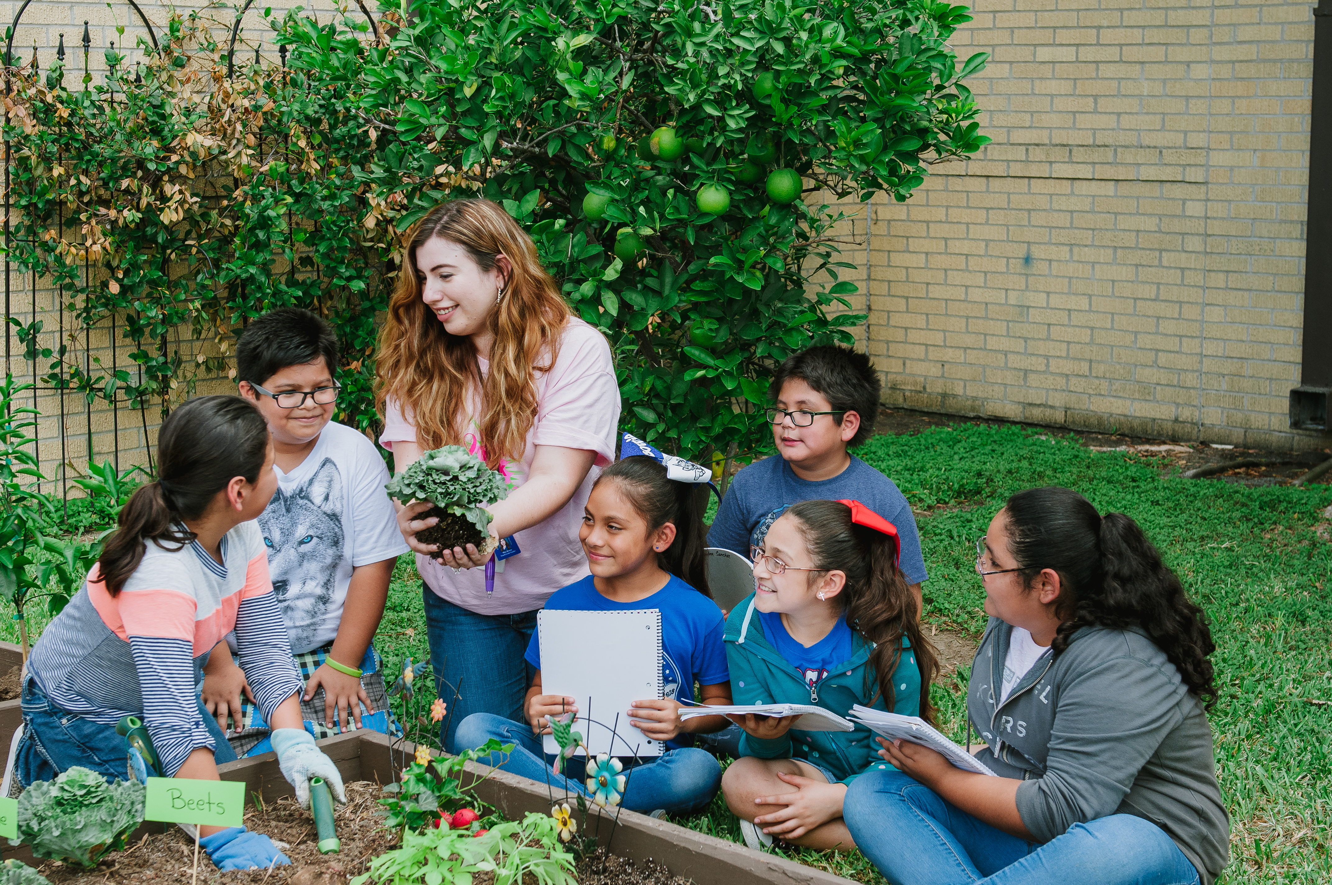 HCISD launches new initiative to teach 4th grade students about gardening, nutrition, and exercise