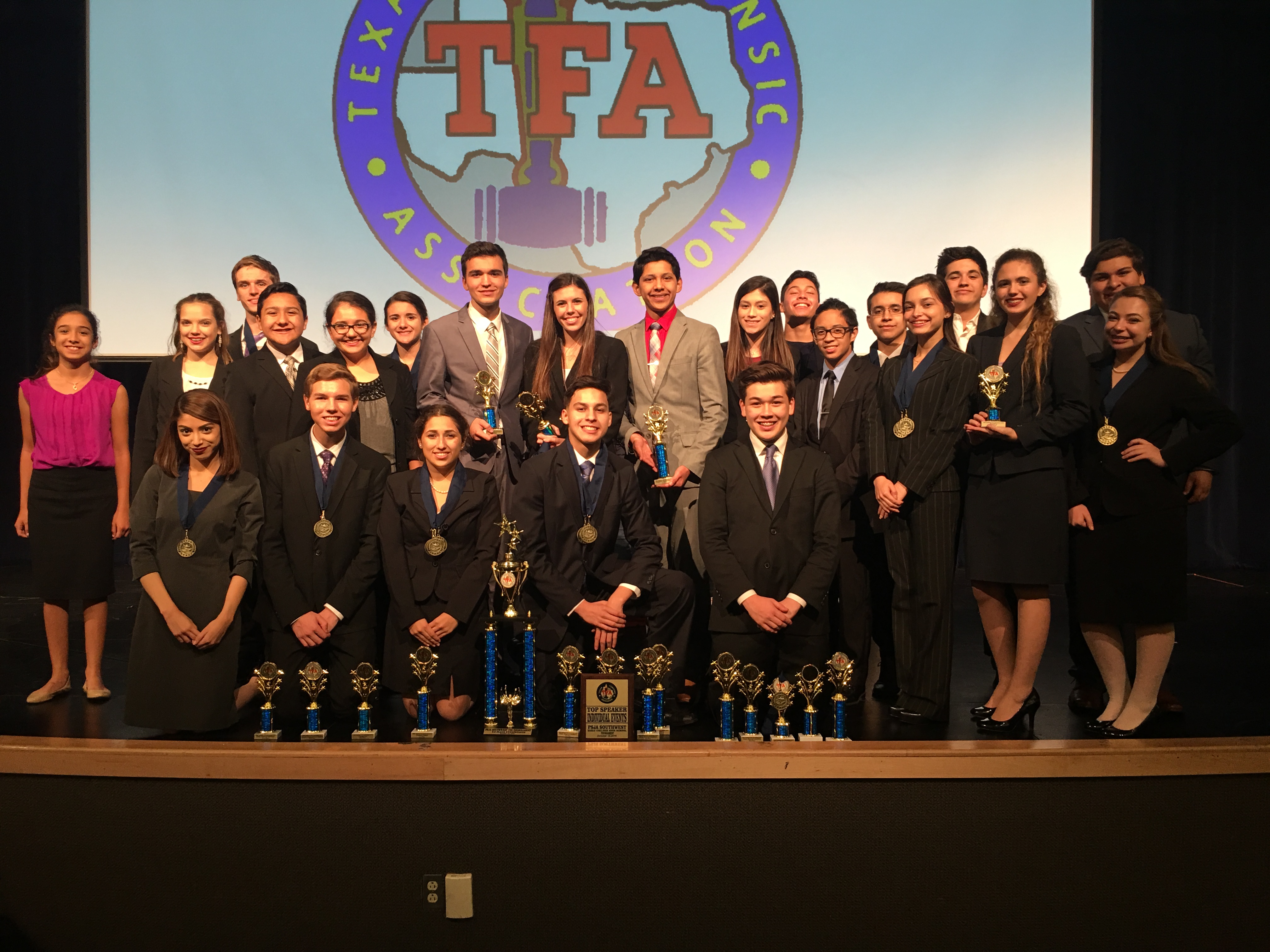 HS Speech, Drama, and Debate students excel at TFA State Qualifying Tournament