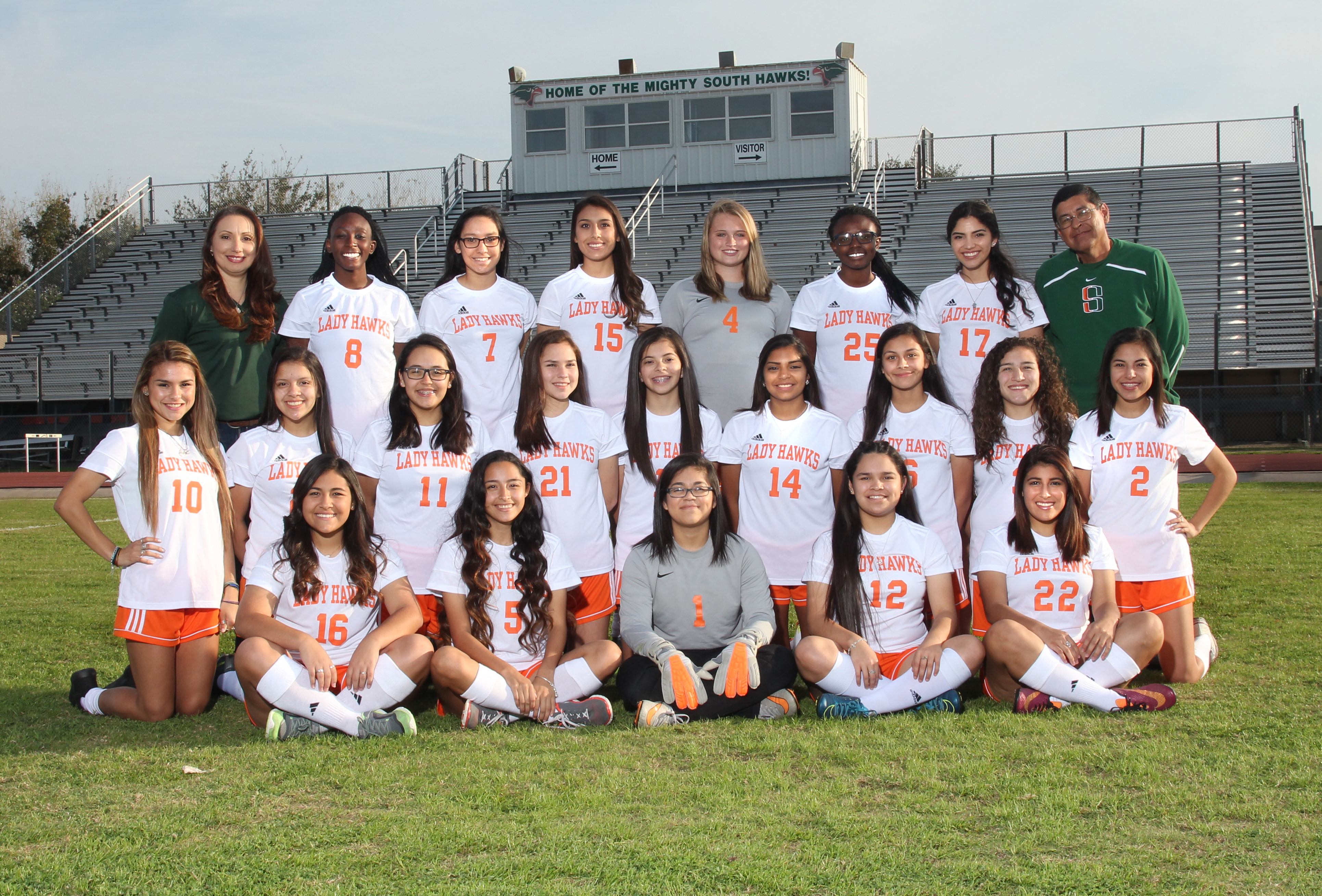 Lady Hawks Soccer named Area Champs
