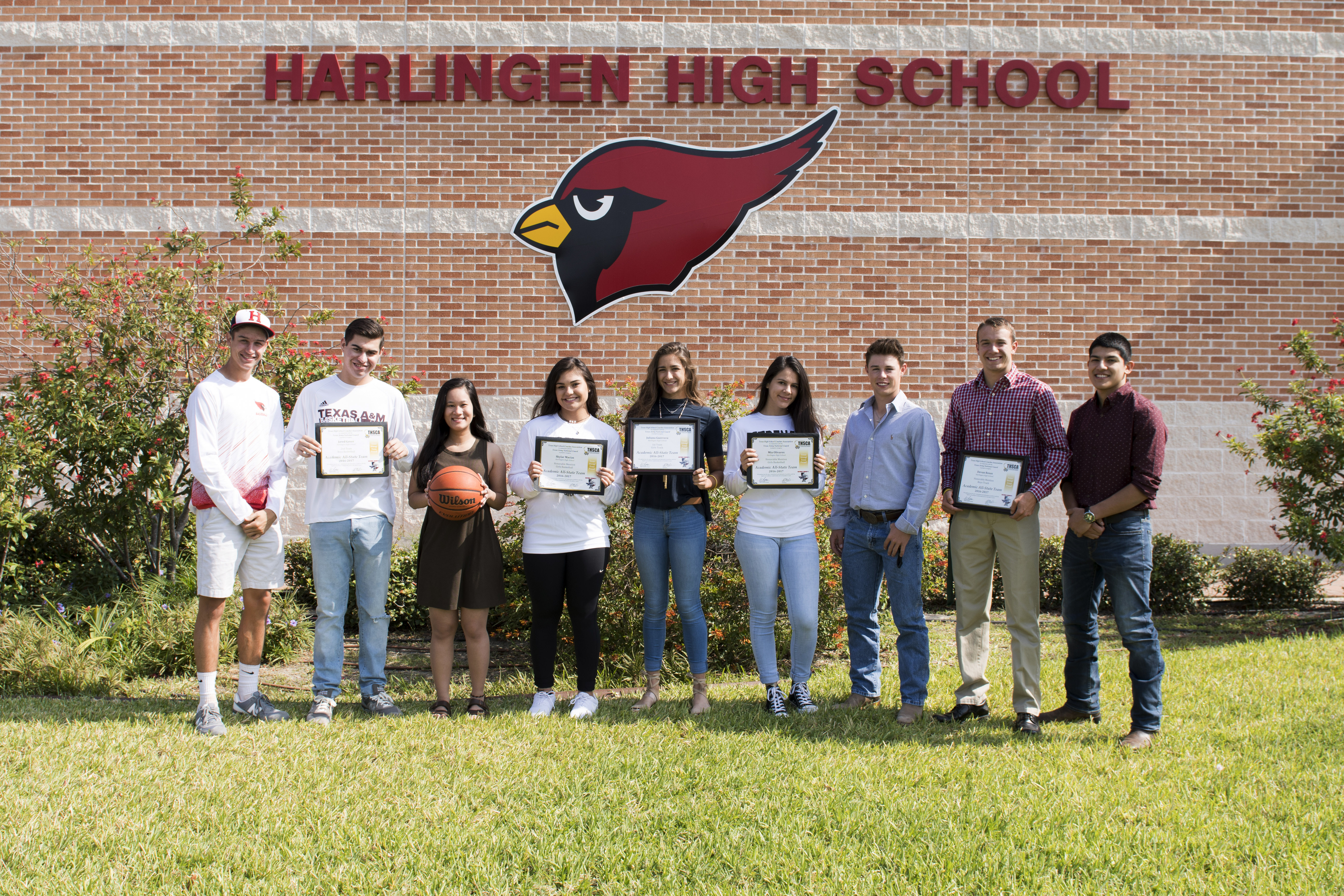 Cardinals recognized as THSCA Academic All-State athletes