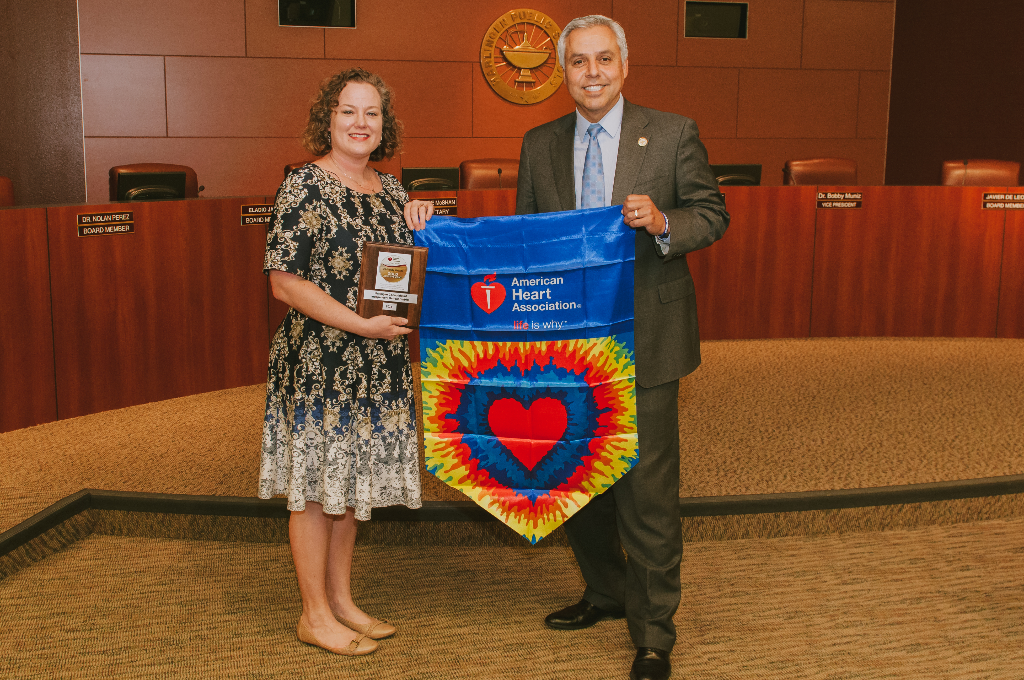 American Heart Association recognizes HCISD as a Gold Fit-Friendly Worksite