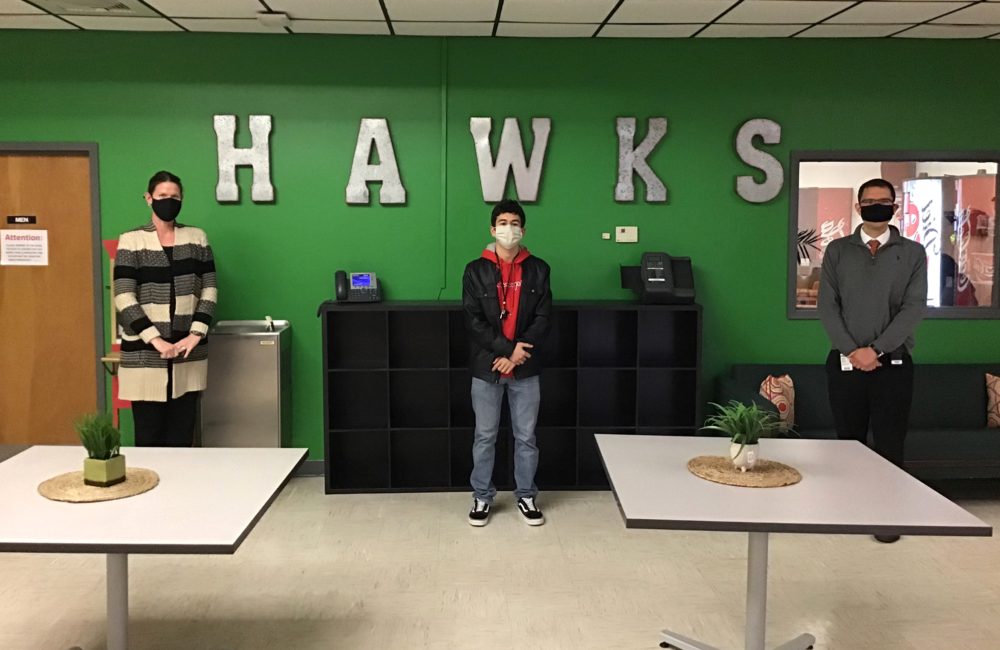 Hawk works on Eagle to help teachers