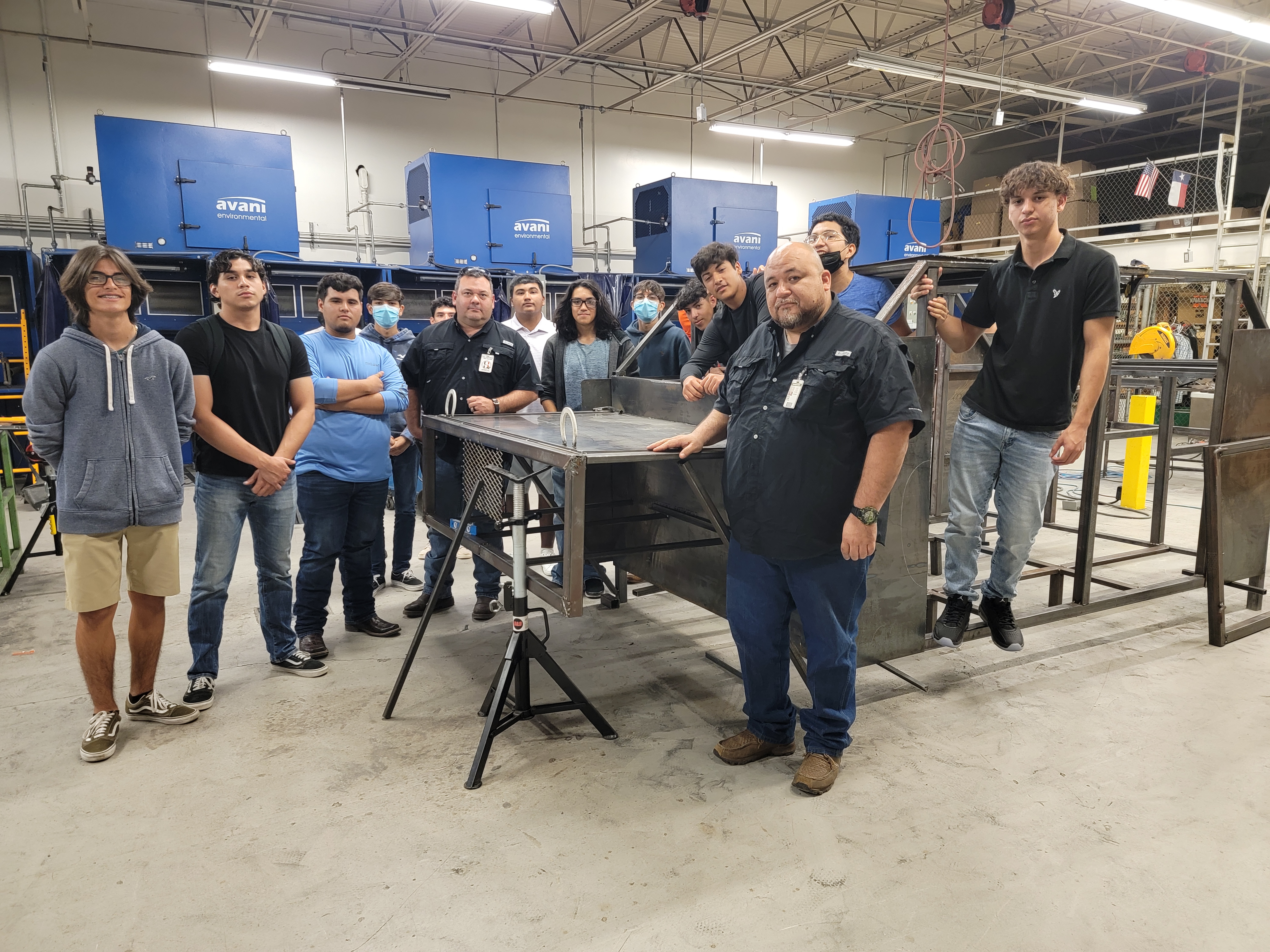 Welding students build vehicle prop for Fire Academy