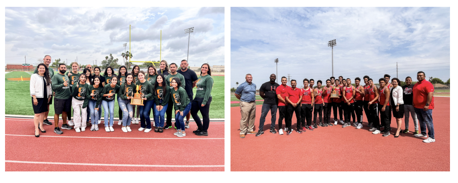 Cardinal and Lady Hawk track teams earn District Championships