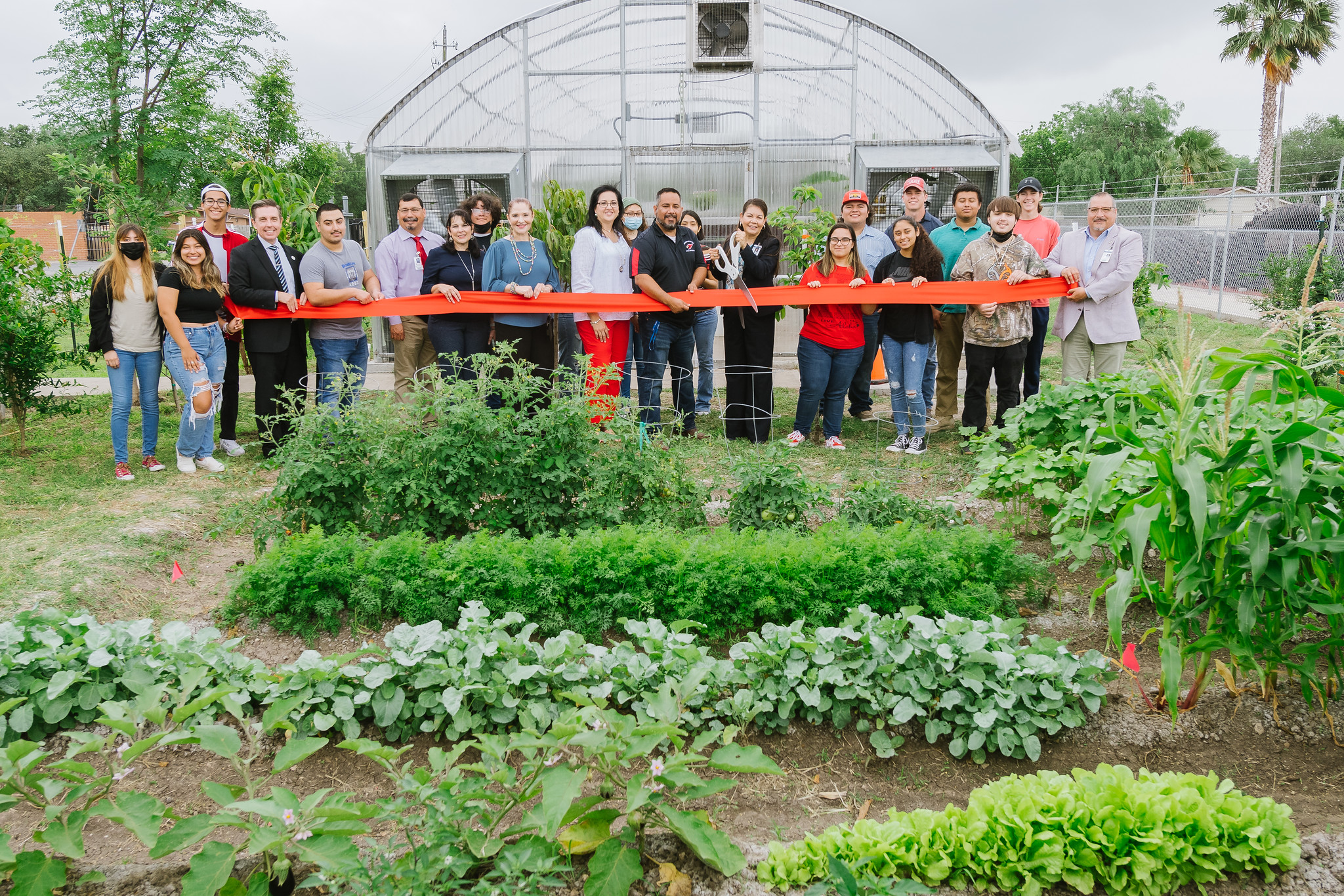 HHS celebrates new greenhouse