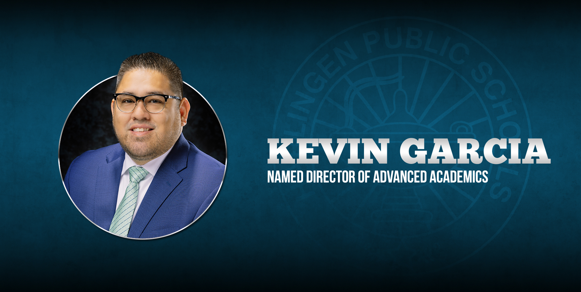 Kevin Garcia fue nombrado Director de Programas Académicos Avanzados.