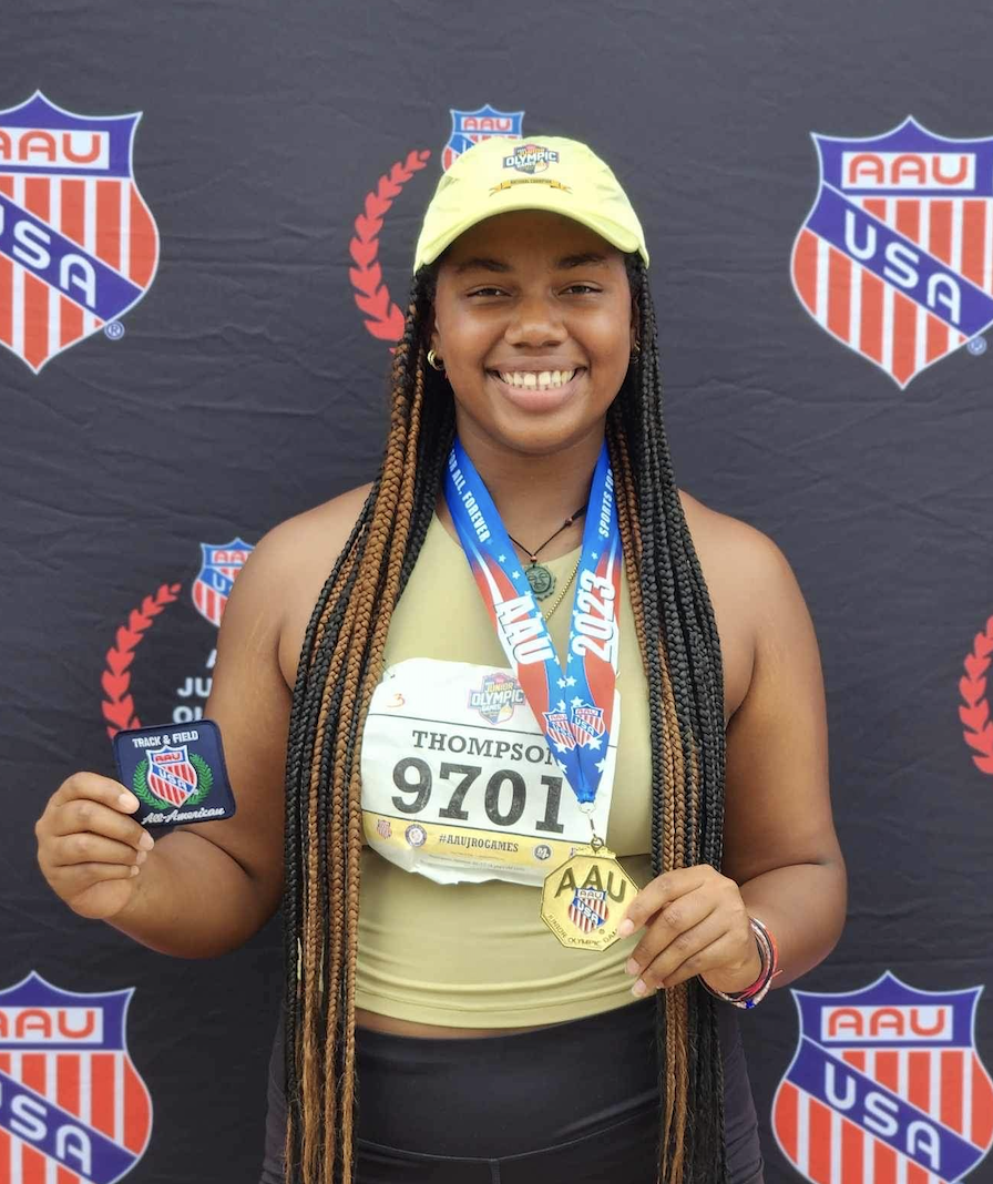 HHS track and field athlete earns gold in AAU Junior Olympics