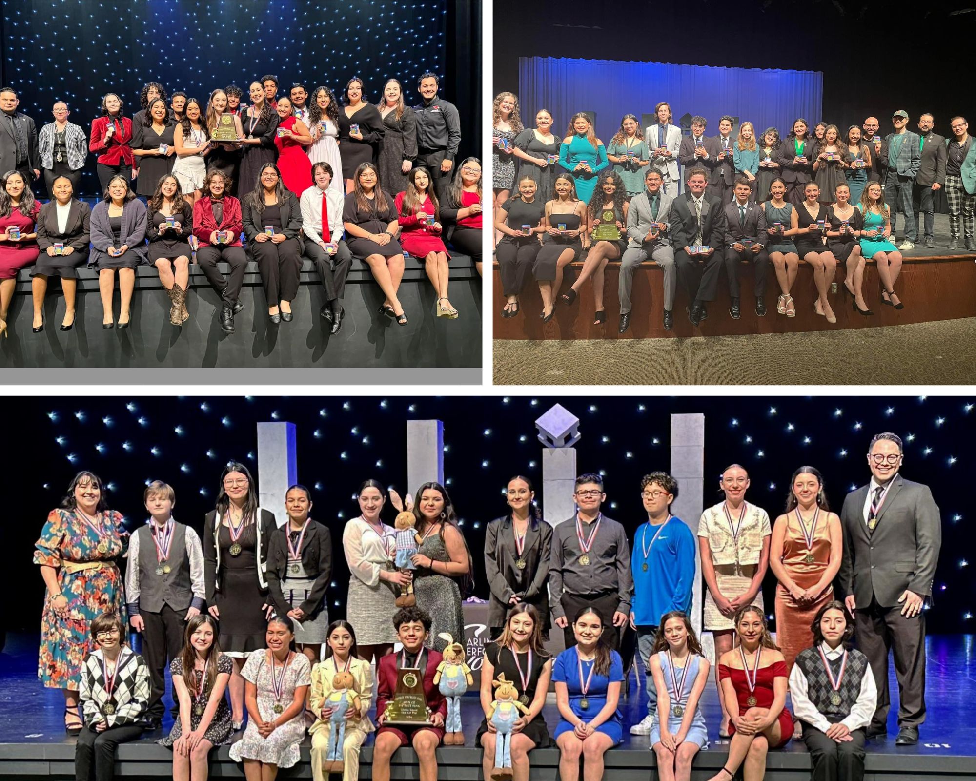Harlingen High School, Harlingen South, and Gutierrez Middle School earn One-Act Play District Championship