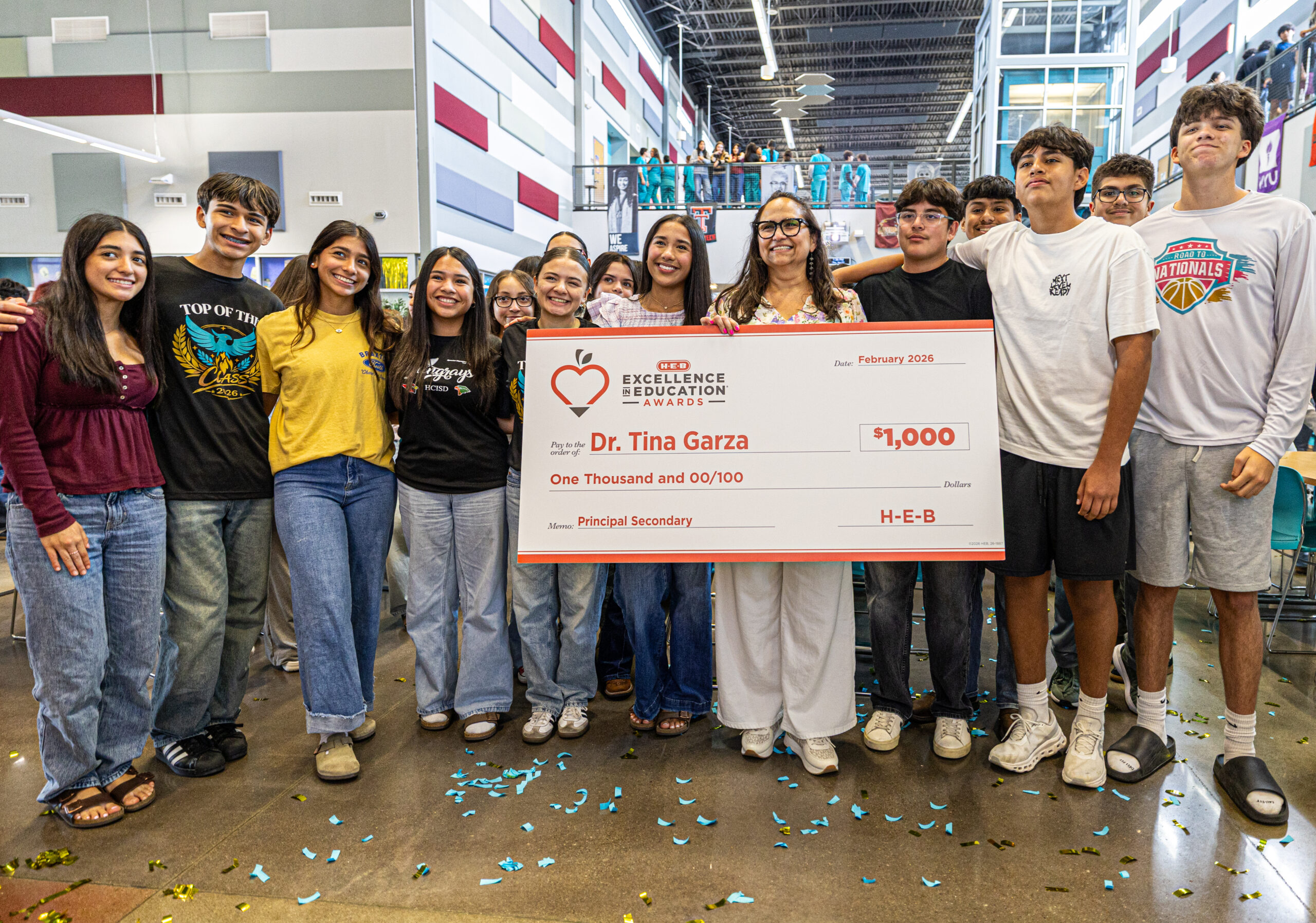 Dr. Tina Garza Named Finalist for 2026 H-E-B Excellence in Education Award